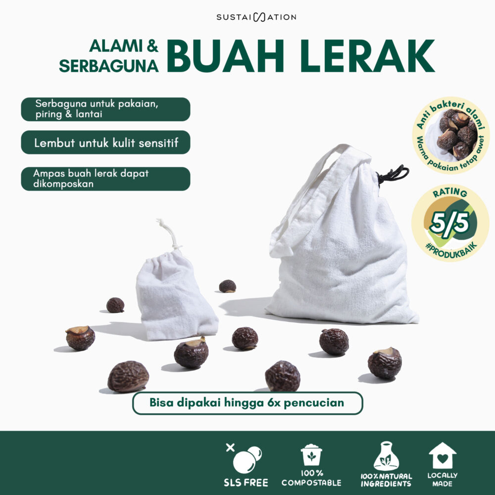 Buah Lerak Lokal - Sabun Alami Ramah Lingkungan