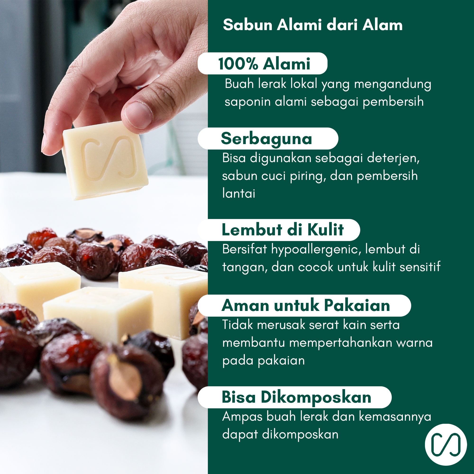 Buah Lerak Lokal - Sabun Alami Ramah Lingkungan - Image 2