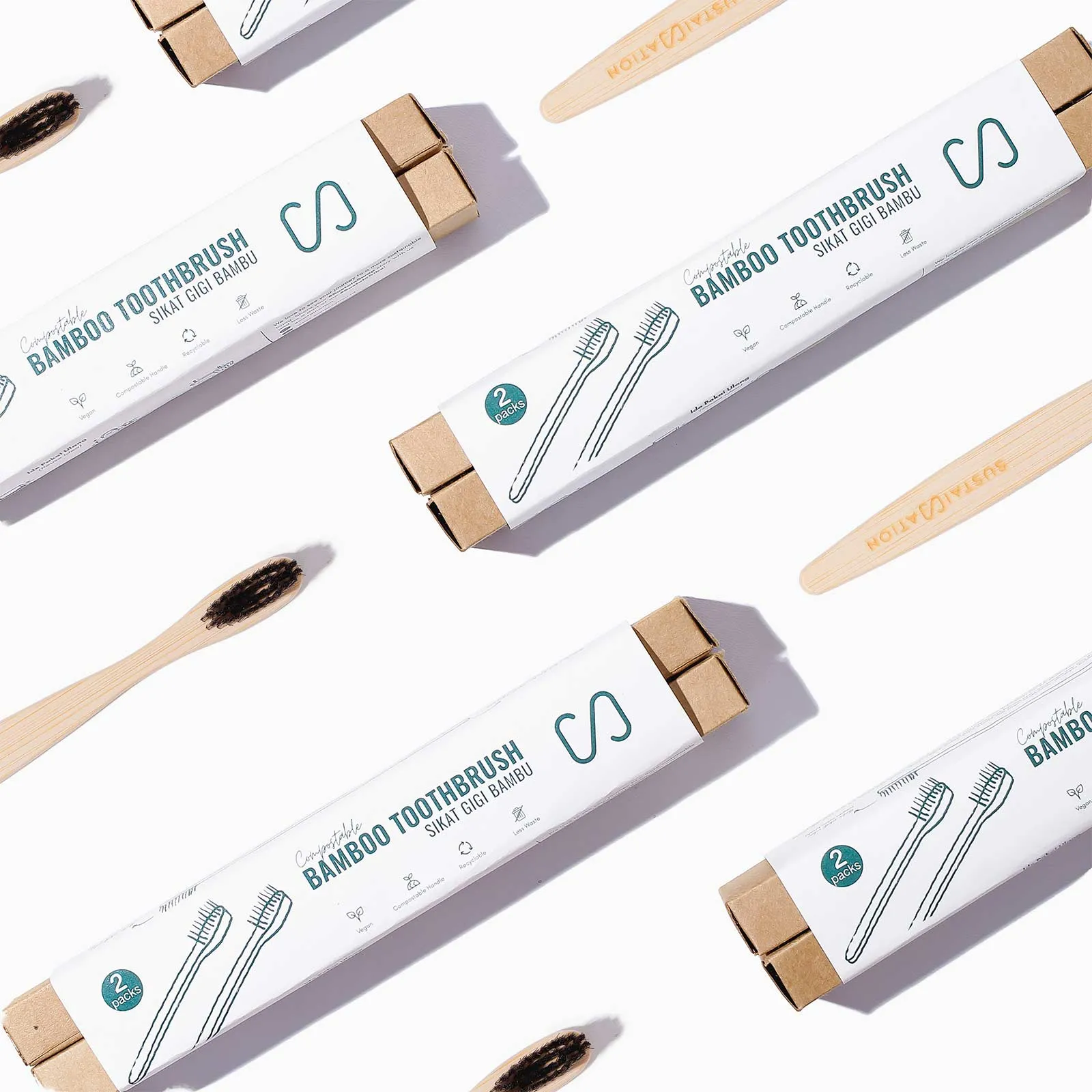 Bamboo toothBrush Black 1