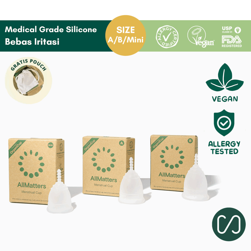 OrganiCup Menstrual Cup - Official Stockist Indonesia