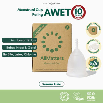 Organicup Menstrual Cup  | Untuk Pemula & Semua Usia | Bebas Ruam & Iritasi | Official Stockist Indonesia