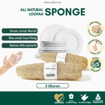 Loofah Sponge Alami Ramah Lingkungan
