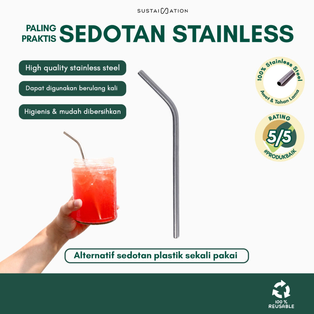 Sedotan Stainless Steel / Stainless Steel Straw