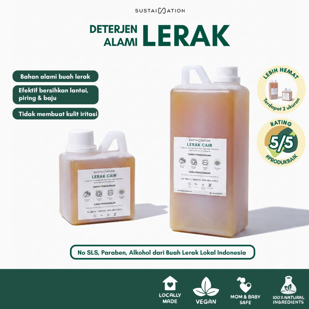 Sabun Pembersih Alami Lerak Cair