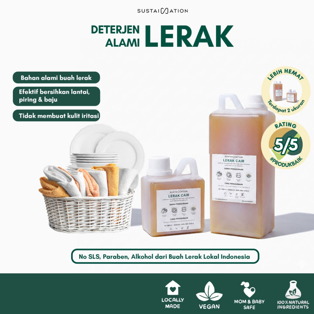 Sabun Pembersih Alami Lerak Cair