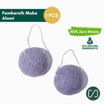 Konjac Sponge Pembersih Muka Alami
