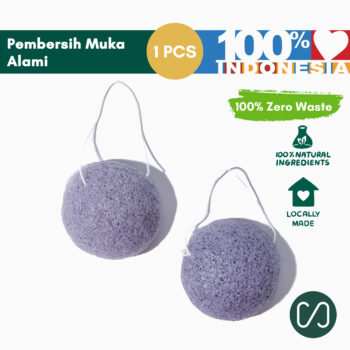 Konjac Sponge Pembersih Muka Alami