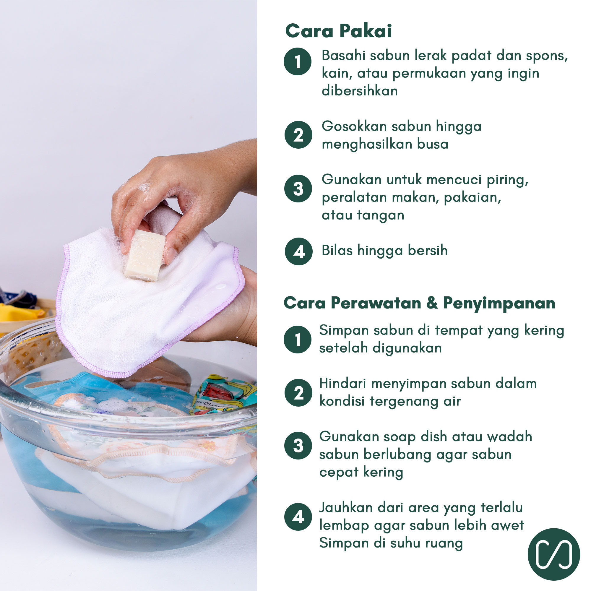Sabun Cuci Alami Lerak Padat Serbaguna - Soap Nut Bar - Image 5