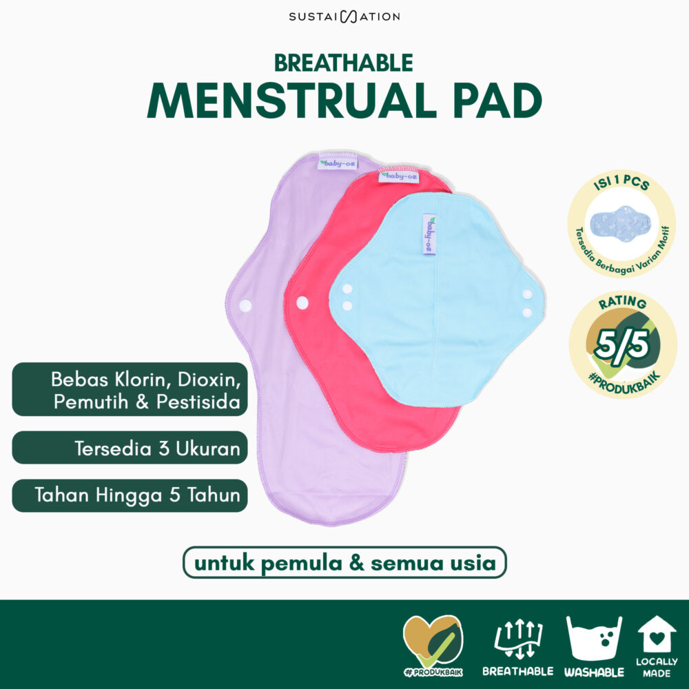 Pembalut Kain Pakai Ulang - Reusable Menstrual Pad