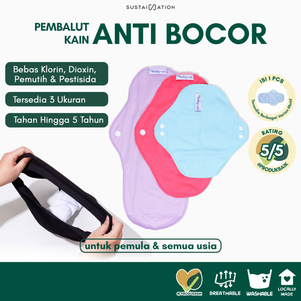 Pembalut Kain Pakai Ulang - Reusable Menstrual Pad