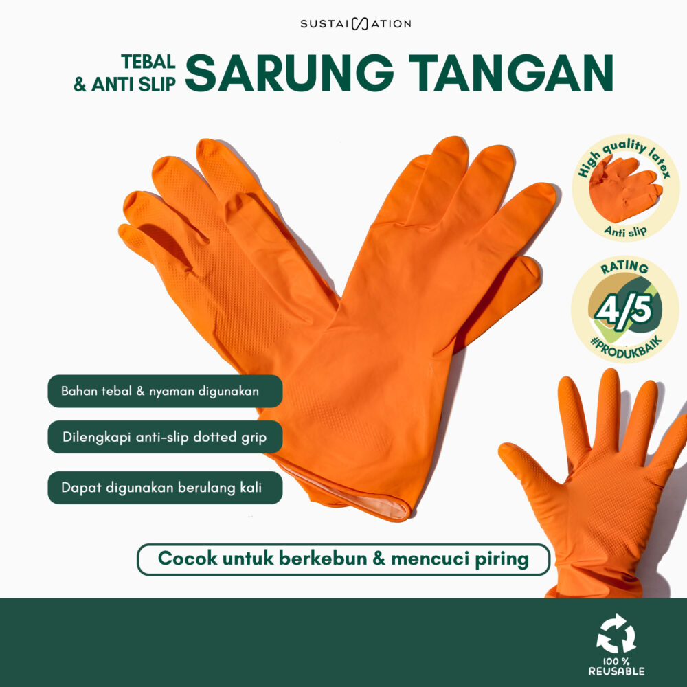 Sarung Tangan Karet Taman Berkebun