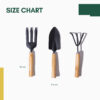 Peralatan Berkebun Lengkap Paket 3 Sekop (22 x 6 cm) - Thumbnail Image 4
