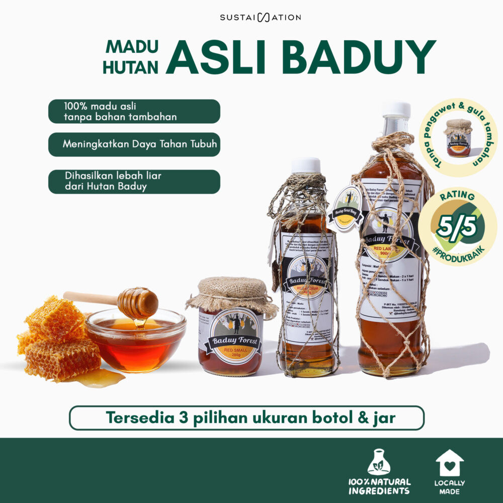 Madu Merah Murni Baduy Forest - 100% Alami Pengganti Gula