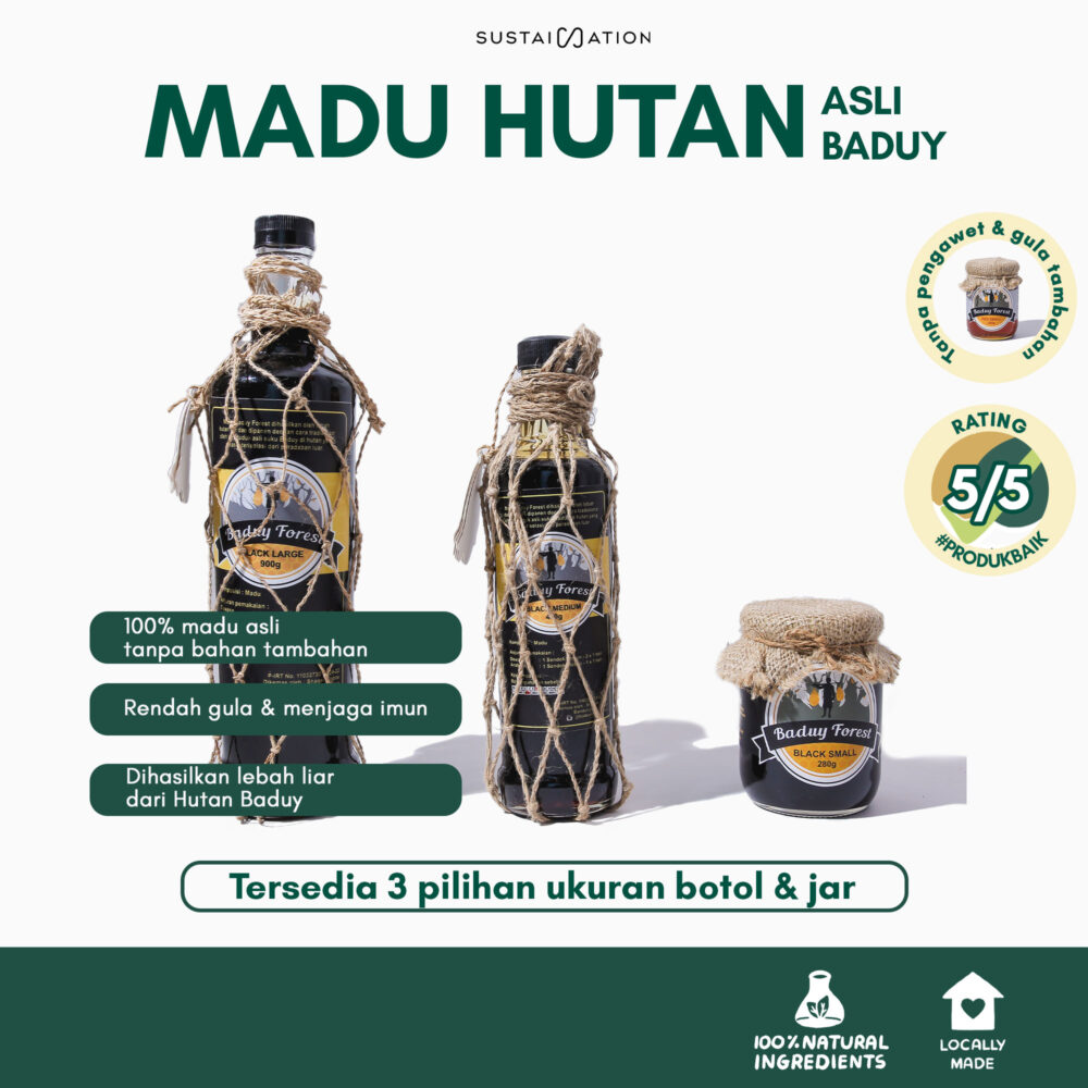 Madu Hitam Baduy Forest - 100% Madu Hutan Alami