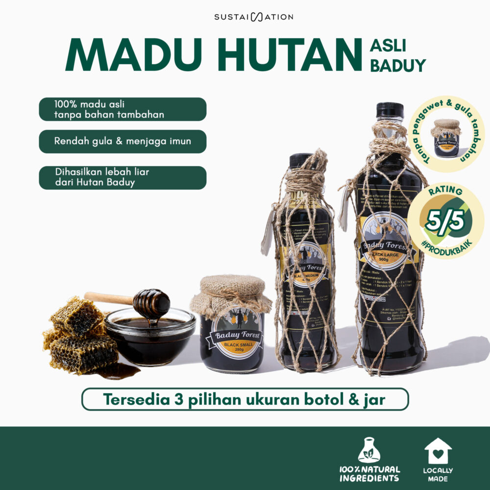 Madu Hitam Baduy Forest - 100% Madu Hutan Alami