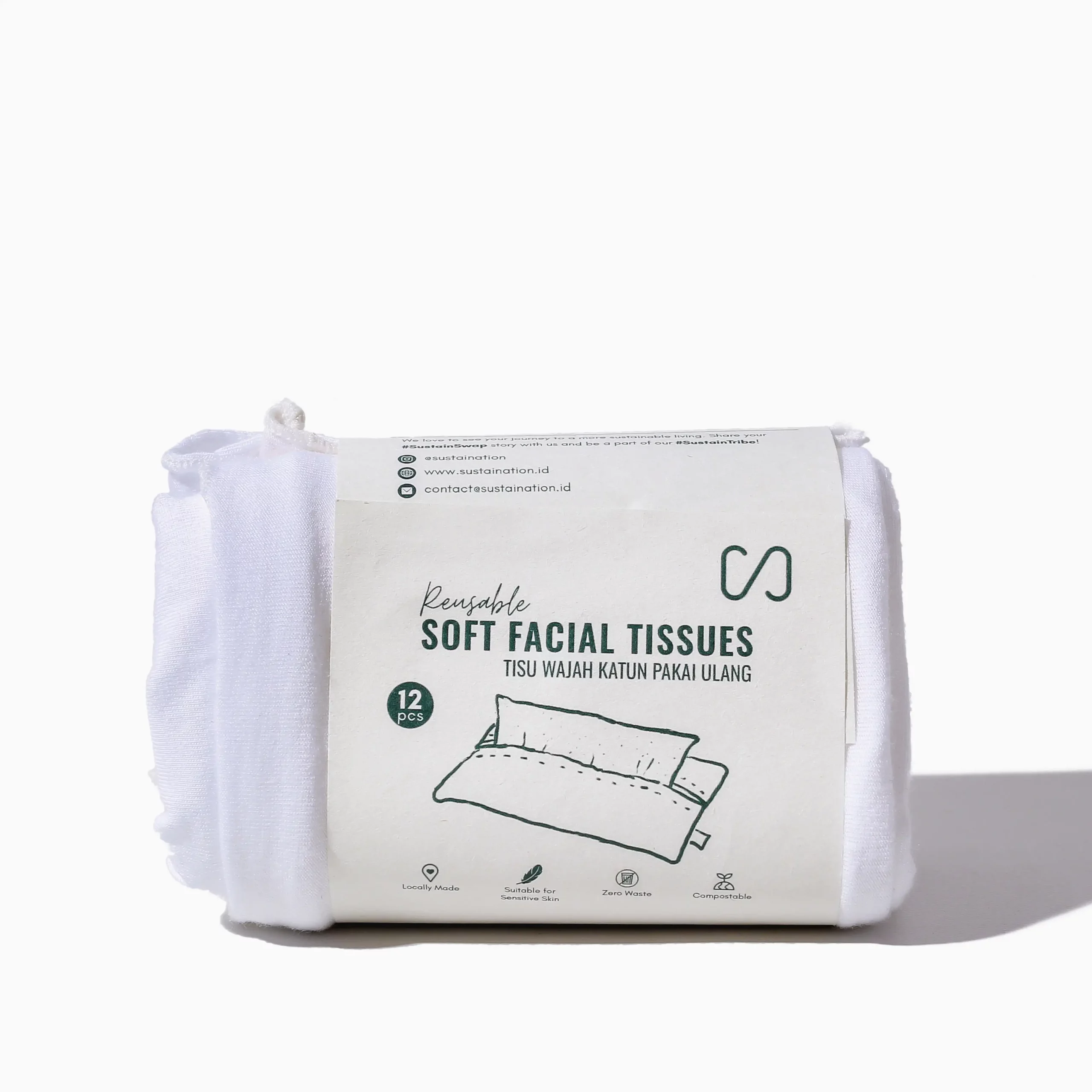 Cotton Tissue 3 Tisu Kain Pakai Ulang