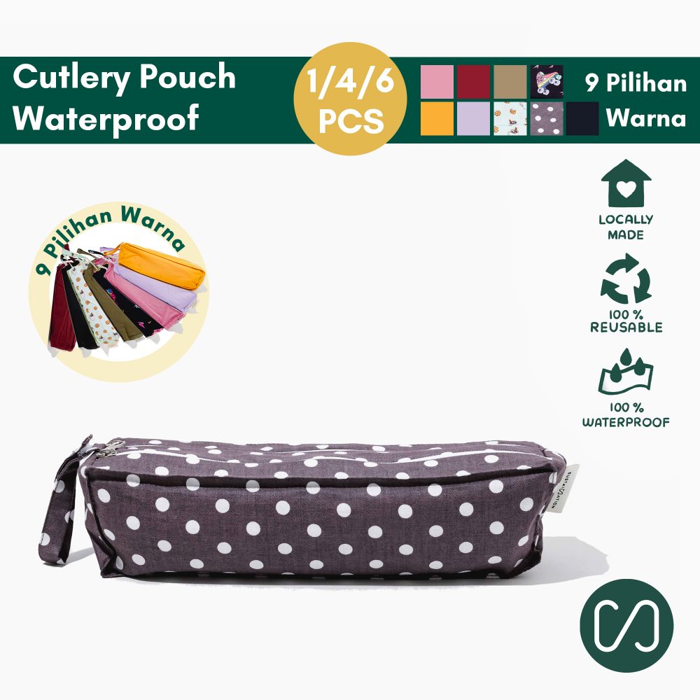 Sustaination Cutlery Pouch Set Alat Makan Waterproof