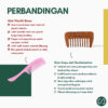 Sustaination Sisir Kayu Jati 100% Lokal | Pilihan Ukuran 8 & 12 cm - Thumbnail Image 3