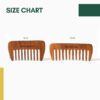 Sustaination Sisir Kayu Jati 100% Lokal | Pilihan Ukuran 8 & 12 cm - Thumbnail Image 4