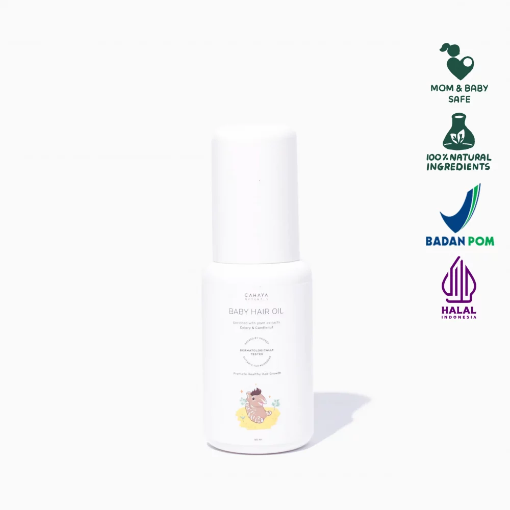 Cahaya Naturals Baby Hair Oil 60 mL - Minyak Rambut Bayi