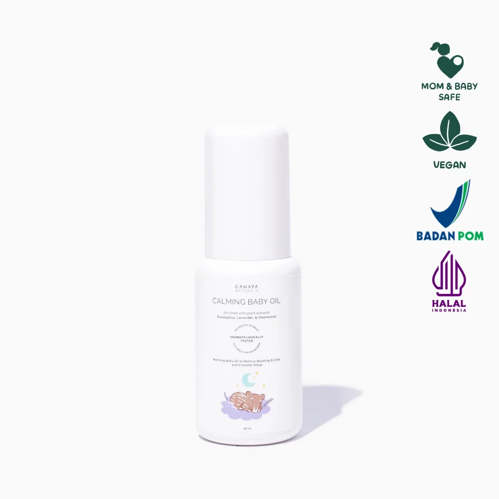 Cahaya Naturals Calming Baby Oil 60 mL - Minyak Telon Bayi