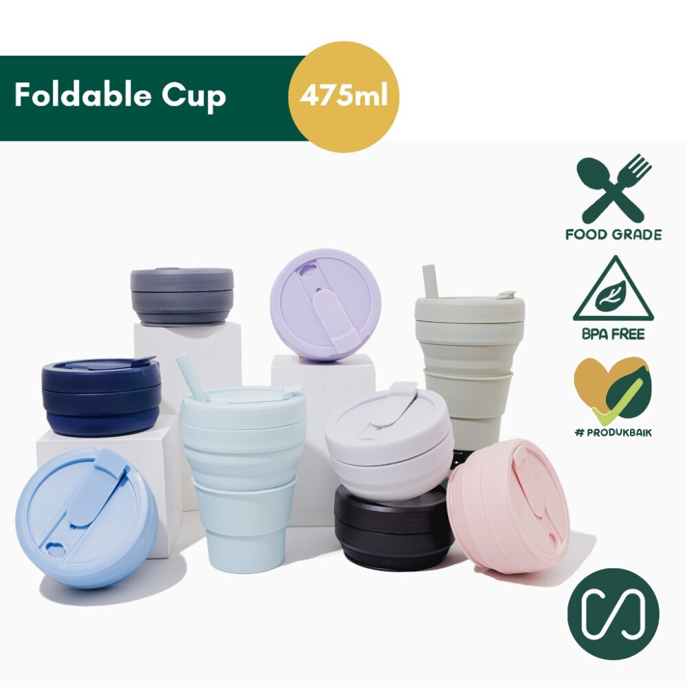 Foldable Cup - Botol Tumbler Lipat Tahan Panas