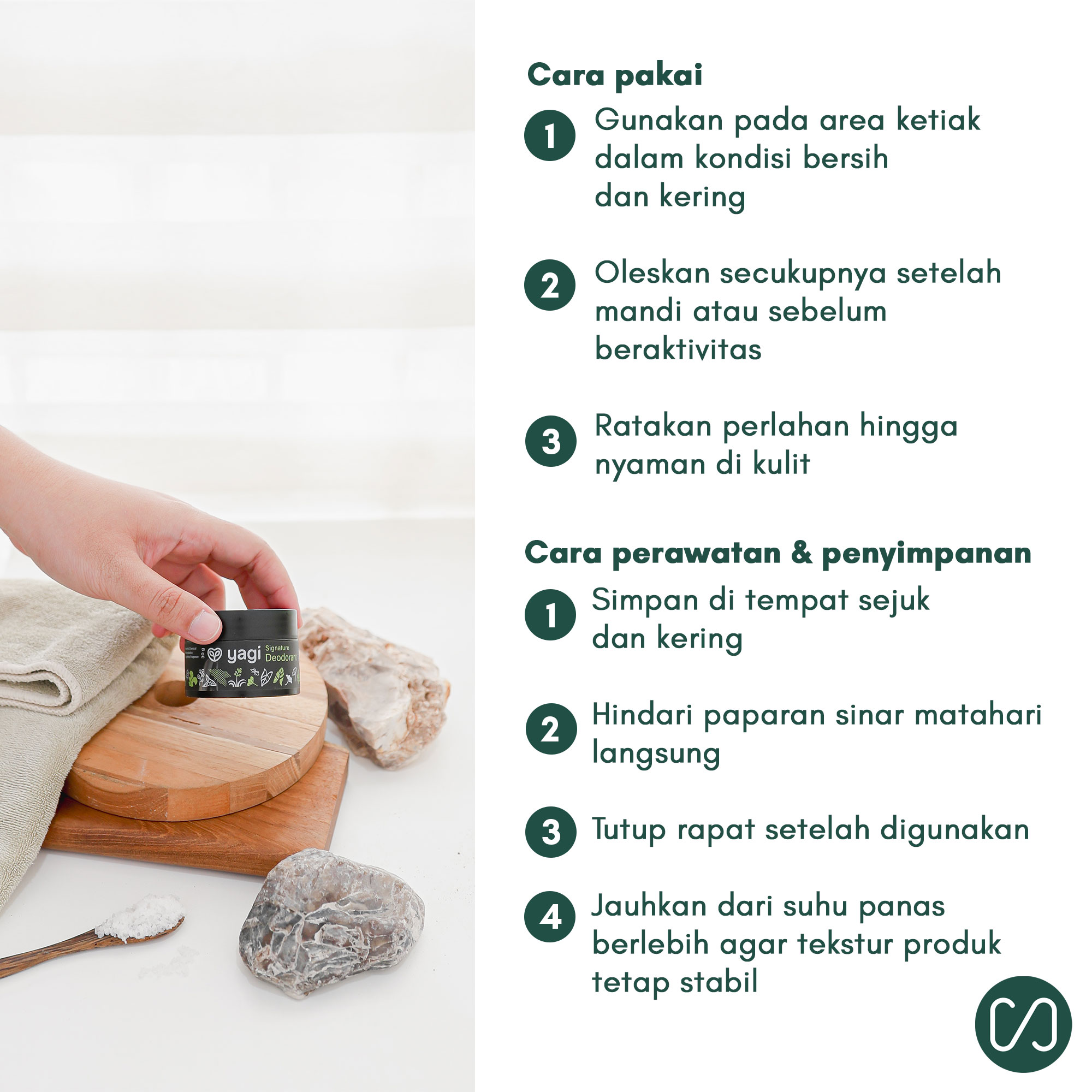 Yagi Forest Skincare Signature Deodorant 30gr - Image 6