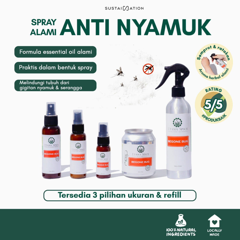 Utama Spice Begone Bug Spray - Spray Anti Nyamuk & Serangga