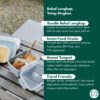 Bundle Kotak Makan / Lunch Box Lipat + Botol Minum Lipat Sustaination | Paket Hemat Ramah Lingkungan - Thumbnail Image 2
