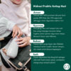 Bundle Kotak Makan / Lunch Box Lipat + Botol Minum Lipat Sustaination | Paket Hemat Ramah Lingkungan - Thumbnail Image 3