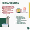 Bundle Kotak Makan / Lunch Box Lipat + Botol Minum Lipat Sustaination | Paket Hemat Ramah Lingkungan - Thumbnail Image 4