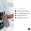 Bundle Kotak Makan / Lunch Box Lipat + Botol Minum Lipat Sustaination | Paket Hemat Ramah Lingkungan - Thumbnail Image 7