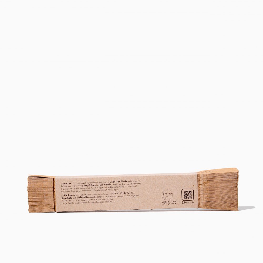 Ratio Kabel Ties/Cable Ties Ramah Lingkungan 22.5 x 1 cm (100 pcs)