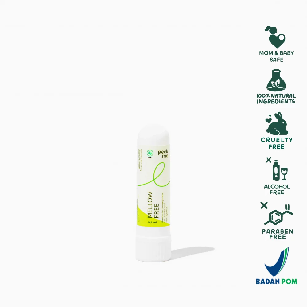 Inhaler Alami Mellow Free Peek Me Naturals atasi Stres & Depresi