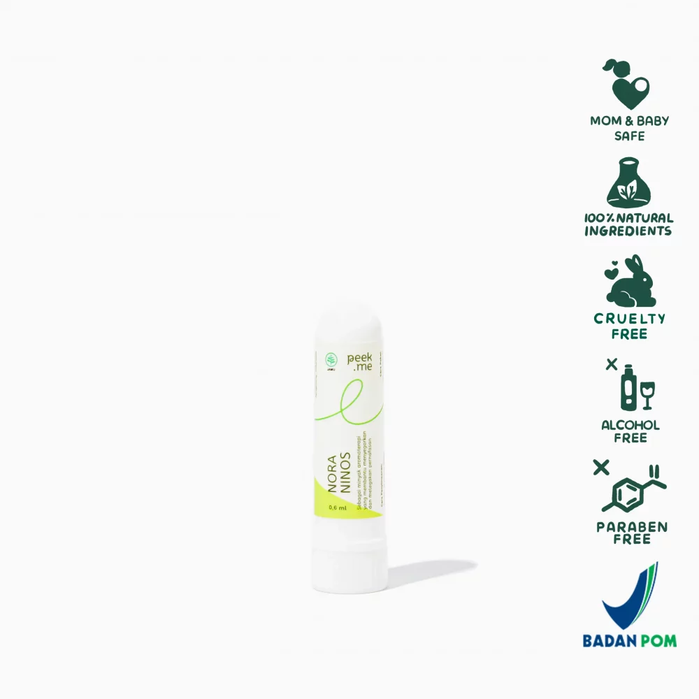 Inhaler Alami Nora Ninos Peek Me Naturals atasi Gangguan Pernapasan Asma Sinus Alergi Debu Rhinitis