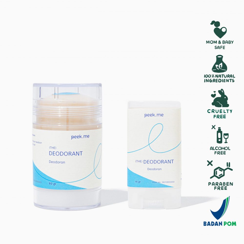 Deodorant Alami (The) Deodoran Peek Me Naturals atasi Bau Badan