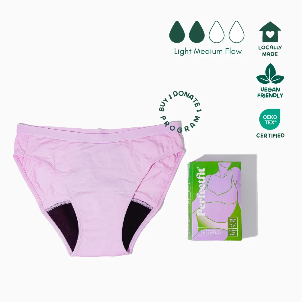 Celana Dalam Menstruasi Perfect Fit Smooth Bikini Light Flow XS-XXL