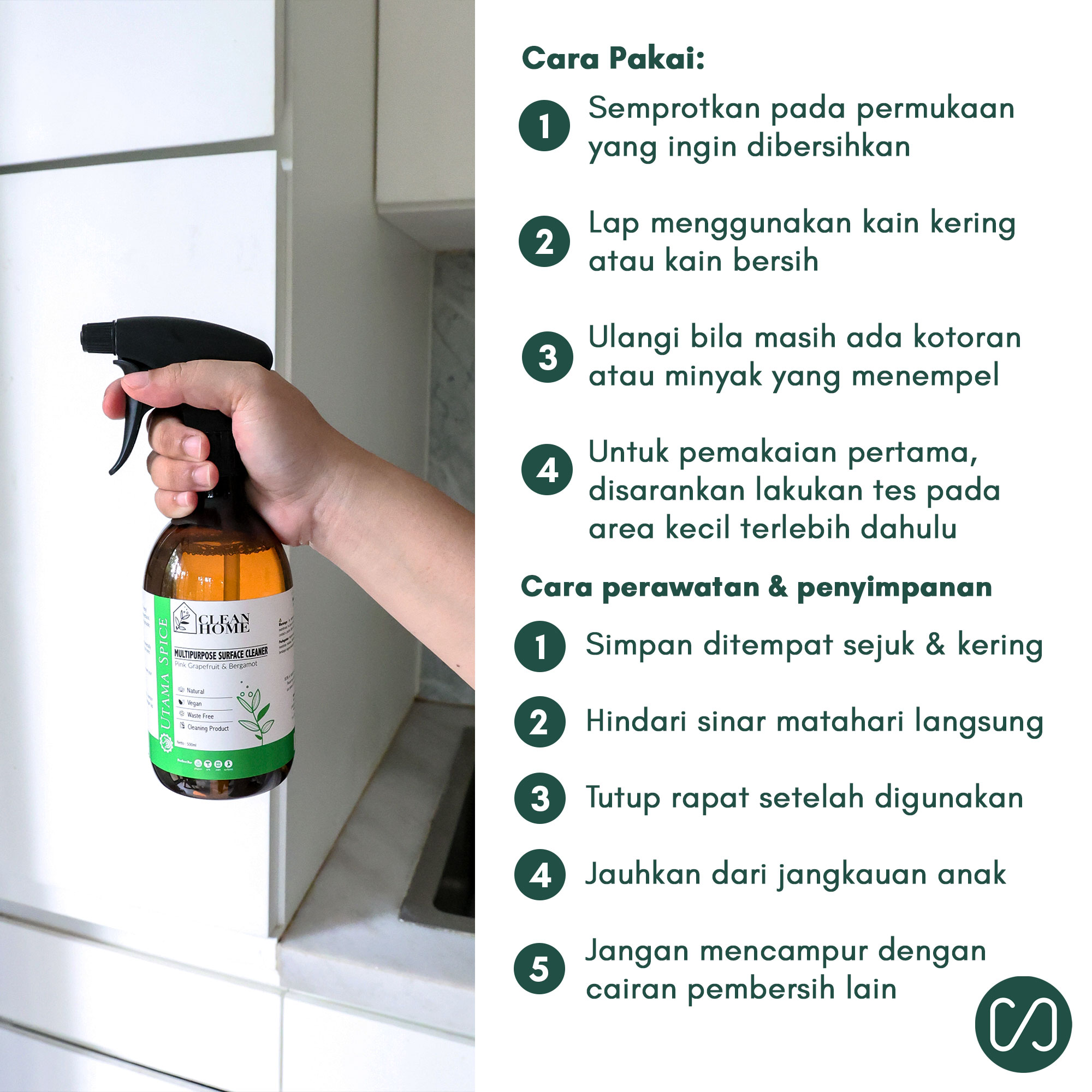 Utama Spice Pembersih Serbaguna 500ml - Image 5