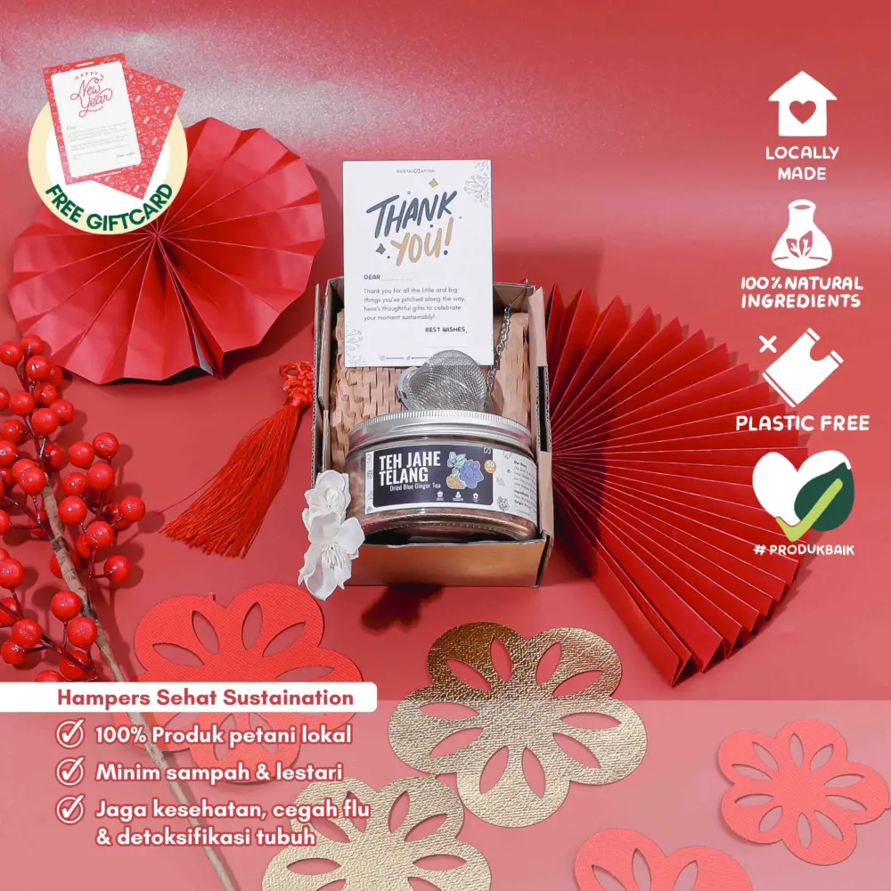 Hampers Royal Tea Tisane Ecofriendly Gift Set by Sustaination (2pcs)