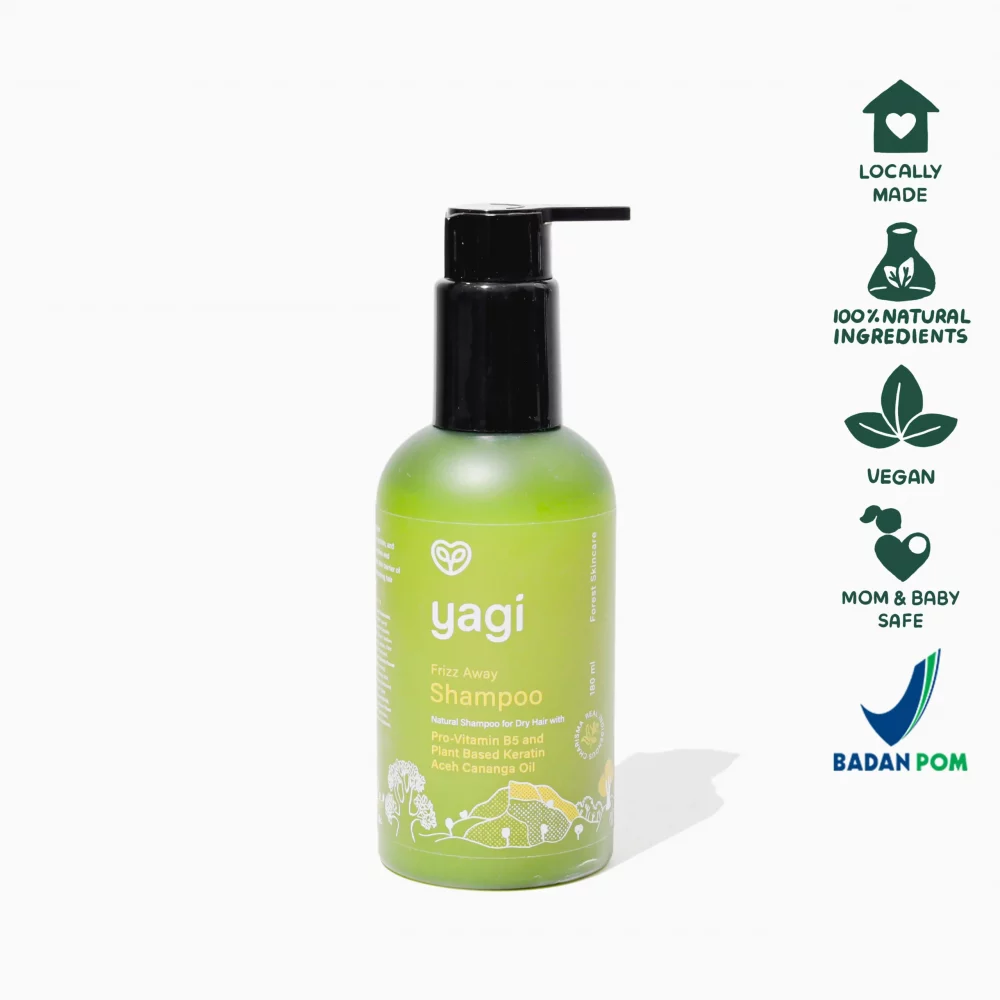 Yagi Forest Frizz Away Shampoo for Damage Hair 180ml