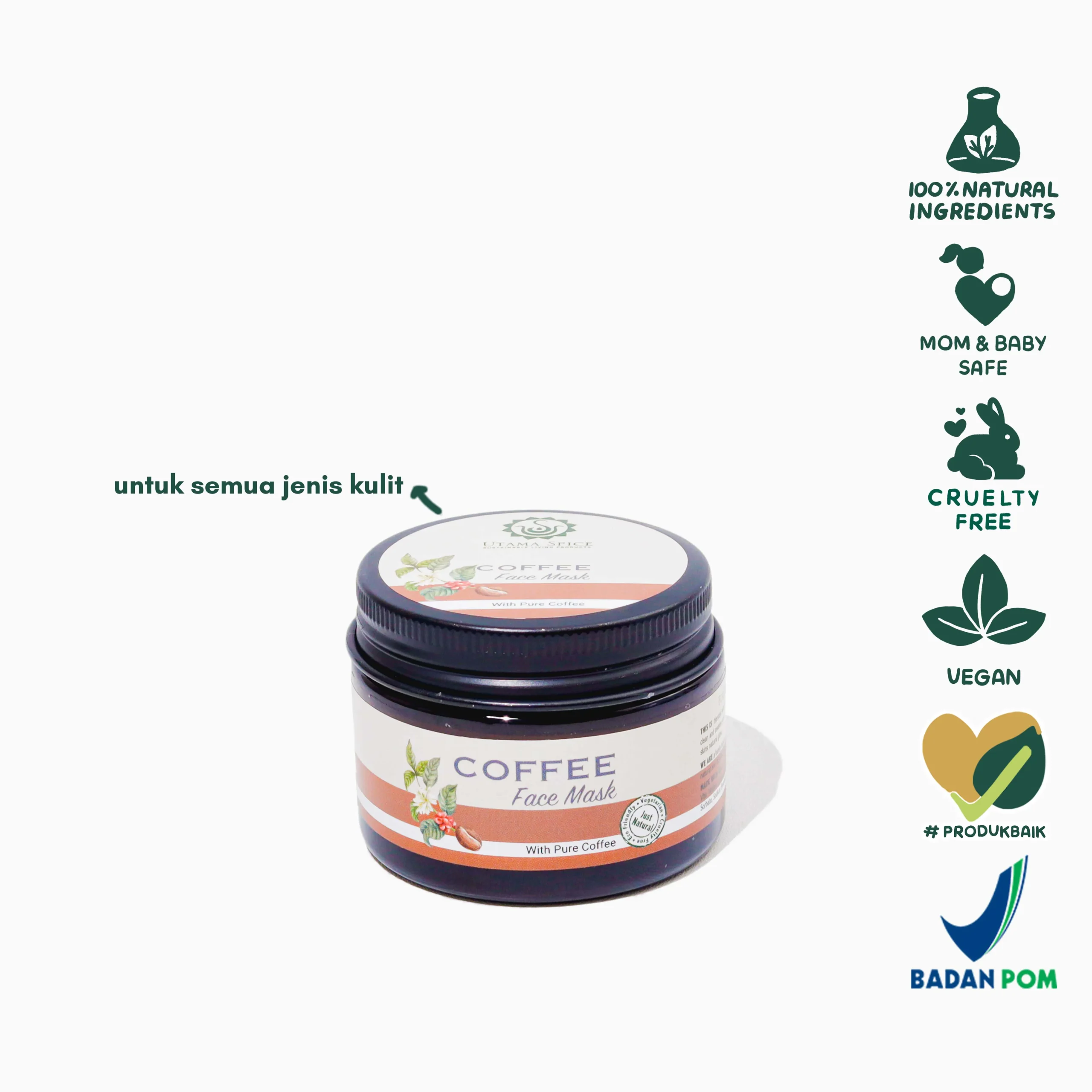 Utama Spice Coffee FaceMaskl Cover