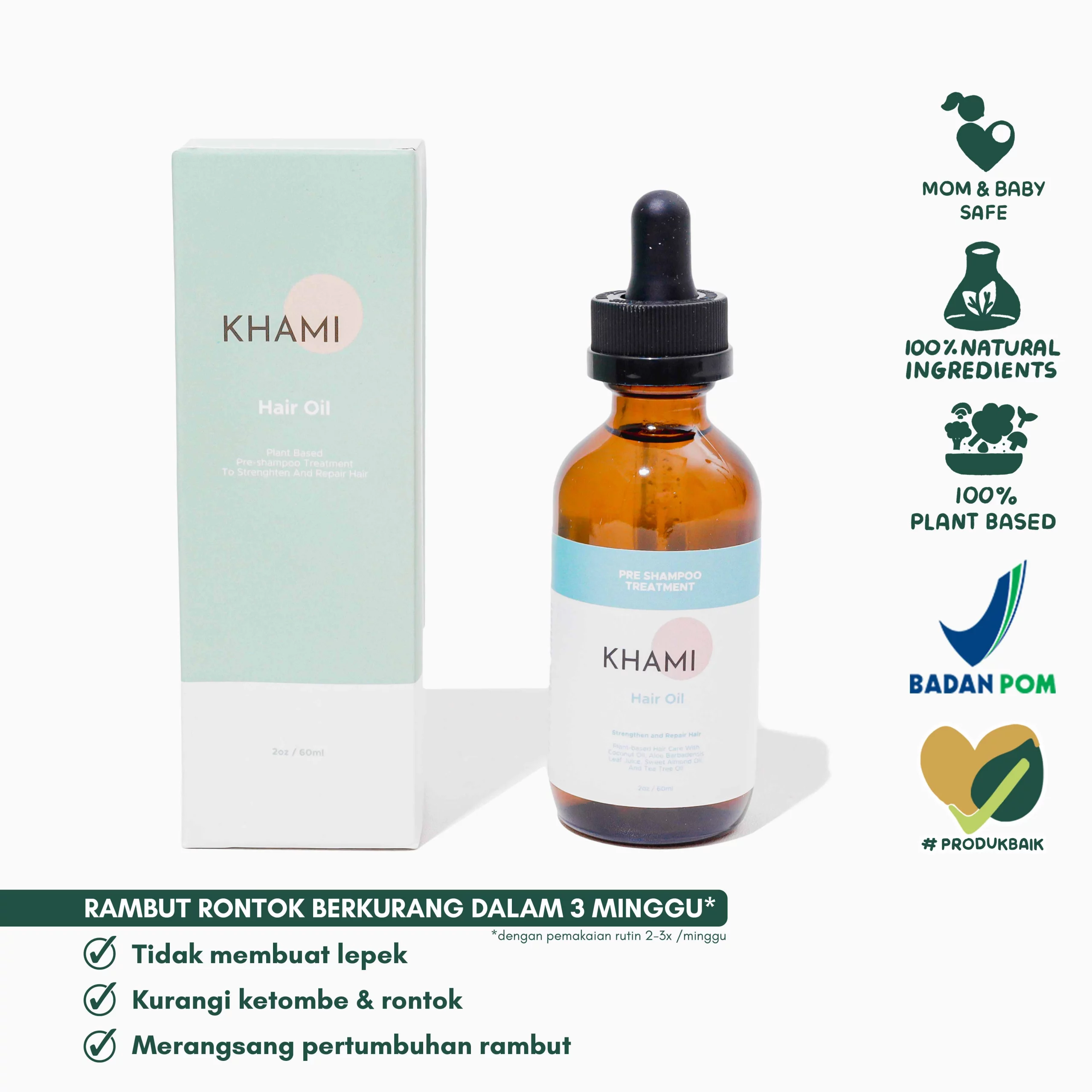 Khami Hair Oil Cover