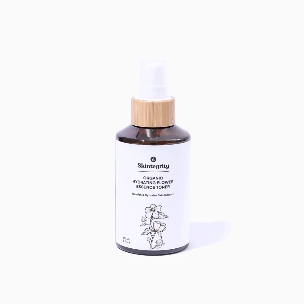 Skintegrity Organic Hydrating Flower Essence Toner 150ml Wajah Pelembab & Mencerahkan Wajah