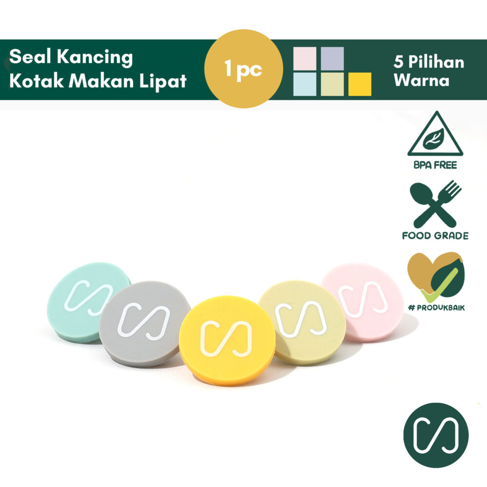 Sustaination Seal Foldable Food Container - Segel Kotak Makan Lipat Anti Tumpah
