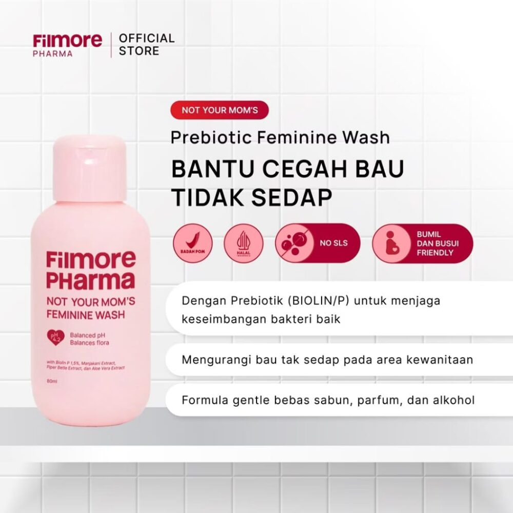 FILMORE Not Your Mom's Feminine Wash - Sabun Pembersih Kewanitaan dengan Prebiotik